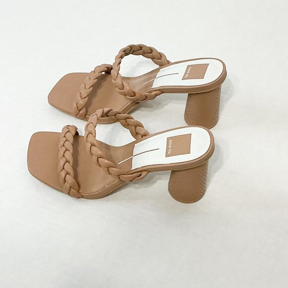 Dolce Vita NWB Sz 7.5  Cafe Stella Nairi Braided Strappy Sandals - Picture 3 of 8